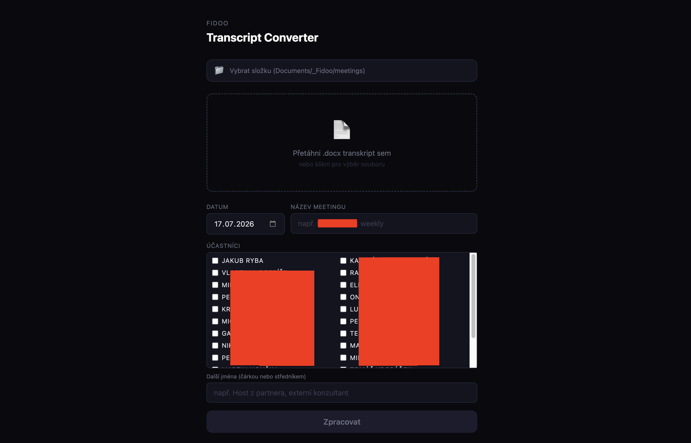 Transcript Converter